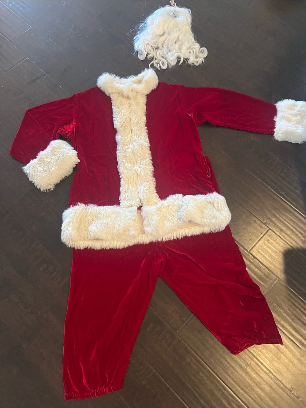 Adult Santa Claus suit